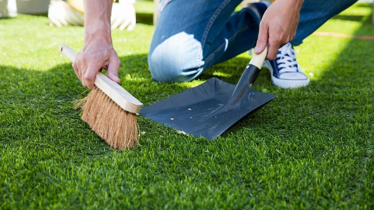 Treating Spills and Stains on Artificial Grass.