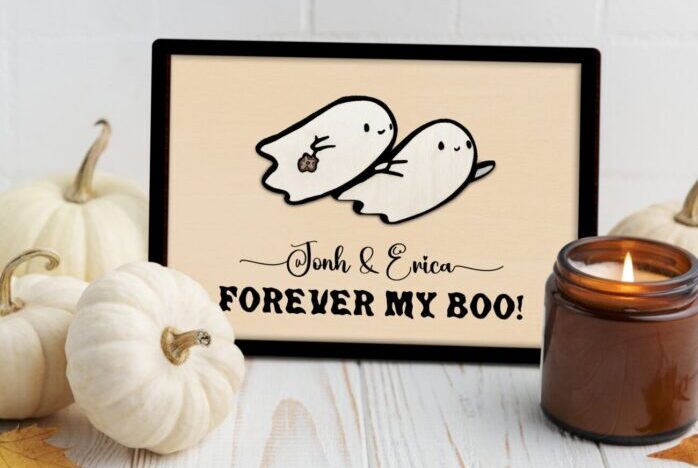 Personalized Ghost Forever My Boo Decor